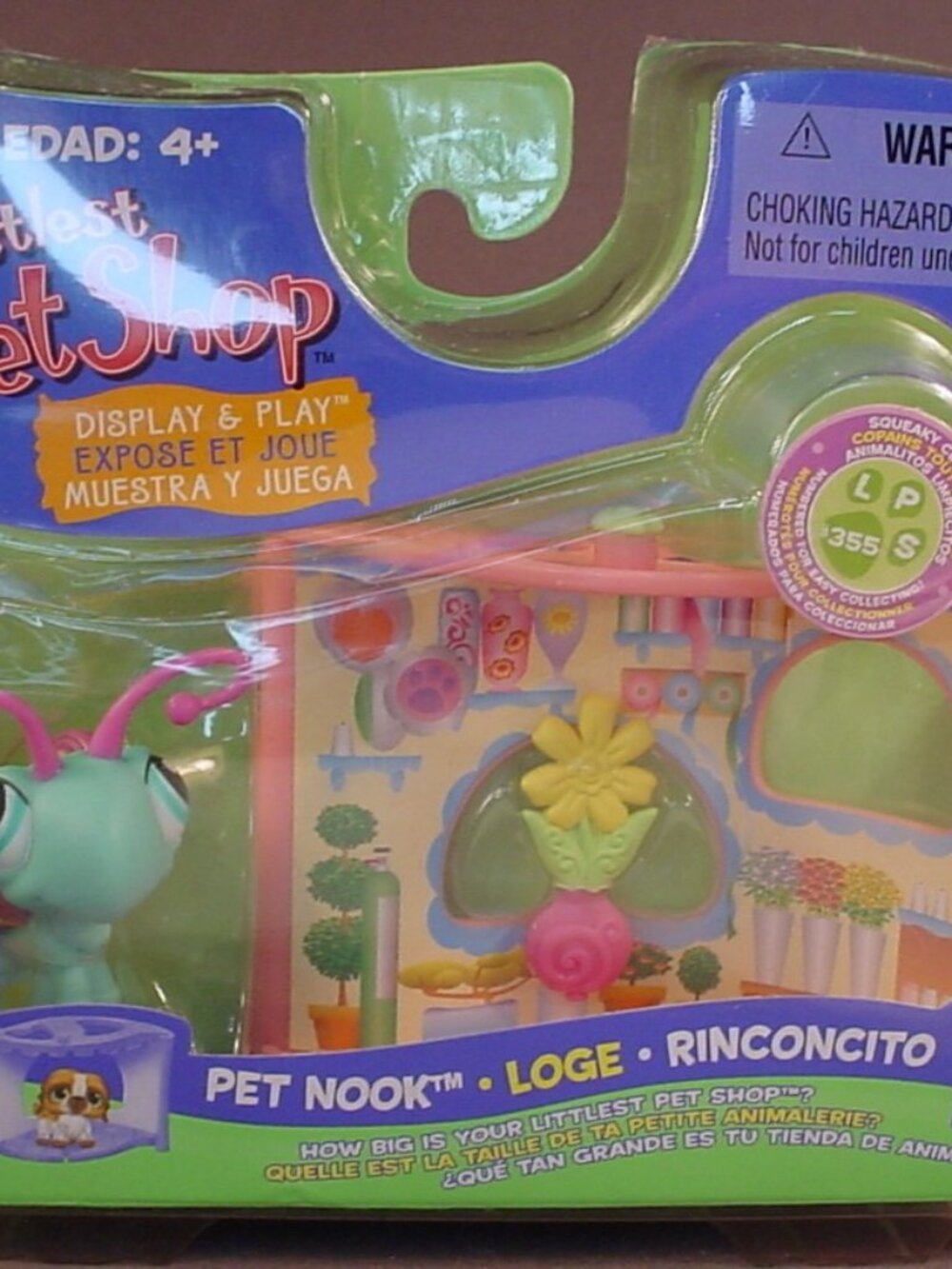 Littlest Pet Shop #355 Blue Butterfly With The Pet Nook In The Sealed Package